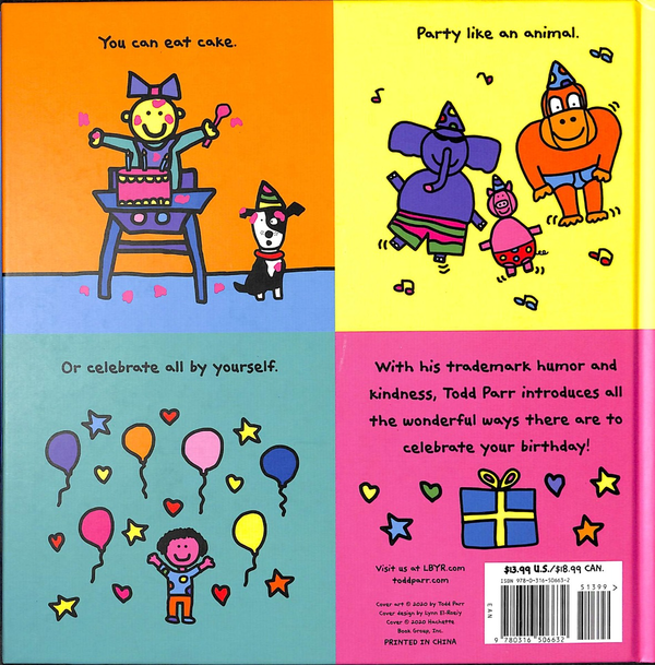 Бумажная книга «The Birthday Book», автор Тодд Парр - фото №1