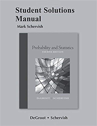 [object Object] «Student Solutions Manual for Probability and Statistics», авторів Марк Шервіш, Морріс Х. ДеГрут - фото №1