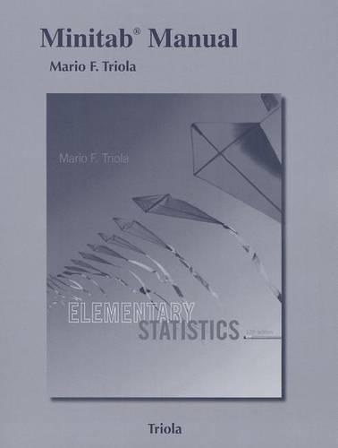 [object Object] «Minitab Manual for the Triola Statistics Series», автор Маріо Ф. Тріола - фото №1