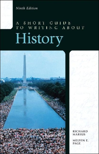Бумажная книга «Short Guide to Writing about History, A», авторов Мелвин Э. Пейдж, Ричард А. Мариус - фото №1