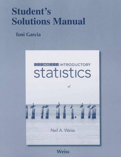 [object Object] «Student Solutions Manual for Introductory Statistics», автор Ніл А. Вайс - фото №1