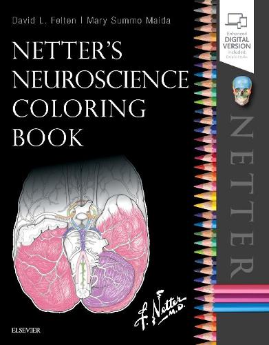 Бумажная книга «Netter's Neuroscience Coloring Book», авторов Дэвид Л. Фелтен, Мэри Суммо Мейда - фото №1