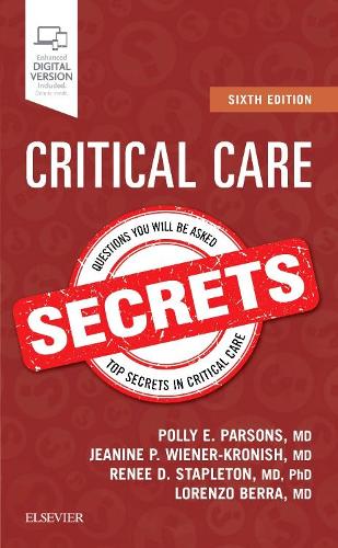 Паперова книга «Critical Care Secrets», авторів Жанін П. Вінер-Кроніш, Лоренцо Берра, Поллі Е. Парсонс, Рене Д. Степлтон - фото №1
