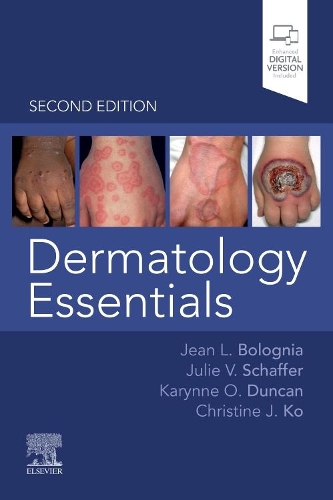 Паперова книга «Dermatology Essentials», авторів Крістін Ко, Жан Л. Болонья, Джулі В. Шаффер, Карін О. Дункан - фото №1