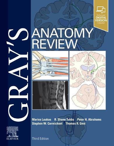 Паперова книга «Gray's Anatomy Review», авторів Маріос Лукас, Петер Абрахамс, Р. Шейн Таббс, Стівен В. Кармайкл, Томас Гест - фото №1