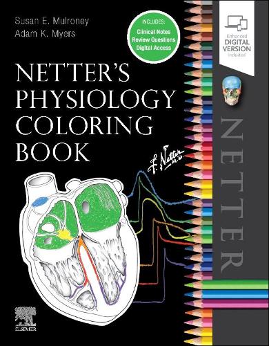 Паперова книга «Netter's Physiology Coloring Book», авторів Адам Майерс, Сюзан Малруні - фото №1