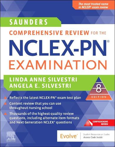 Бумажная книга «Saunders Comprehensive Review for the NCLEX-PN® Examination», авторов Анджела Сильвестри, Линда Энн Сильвестри - фото №1