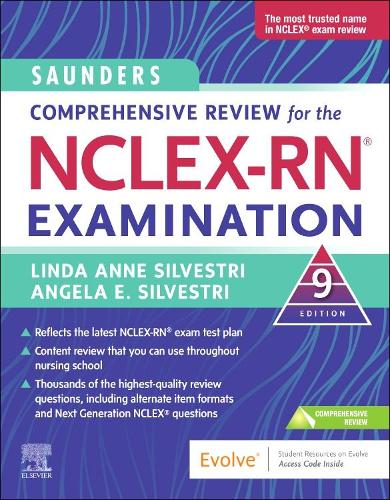 Паперова книга «Saunders Comprehensive Review for the NCLEX-RN® Examination», авторів Анжела Сільвестрі, Лінда Енн Сільвестрі - фото №1