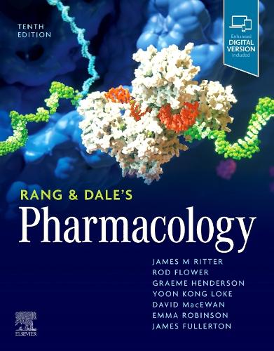 Бумажная книга «Rang & Dale's Pharmacology», авторов Дэвид Макьюэн, Эмма Робинсон, Грэм Хендерсон, Джеймс Фуллертон, Джеймс М. Риттер, Род Дж. Флауэр, Юн Конг Лок - фото №1
