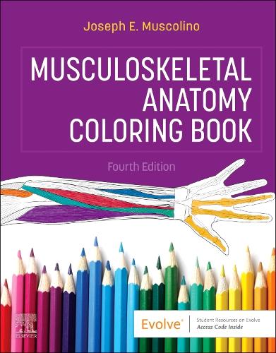 Паперова книга «Musculoskeletal Anatomy Coloring Book», автор Джозеф Е. Мусколіно - фото №1