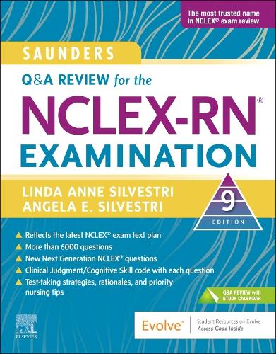 Бумажная книга «Saunders Q & A Review for the NCLEX-RN® Examination», авторов Анджела Сильвестри, Линда Энн Сильвестри - фото №1