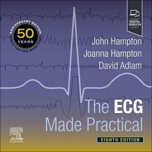 [object Object] «The ECG Made Practical», авторів Девід Адлам, Джоанна Гемптон, Джон Гемптон - фото №1