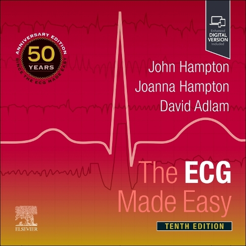 [object Object] «The ECG Made Easy», авторів Девід Адлам, Джоанна Гемптон, Джон Гемптон - фото №1