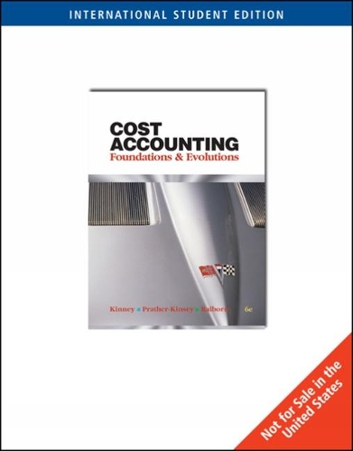 Паперова книга «Cost Accounting: Foundations & Evolutions, International Edition», авторів Сесілі Райборн, Майкл Кінні, Пратер-Кінсі - фото №1