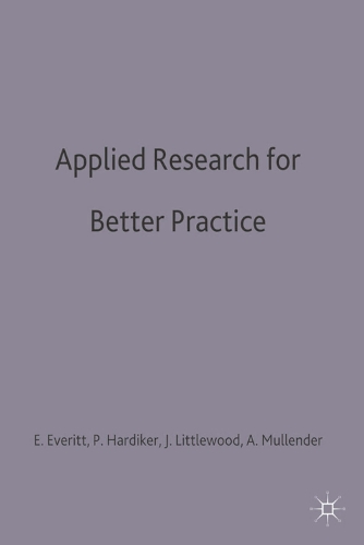 Бумажная книга «Applied Research for Better Practice», автор Одри Маллендер - фото №1