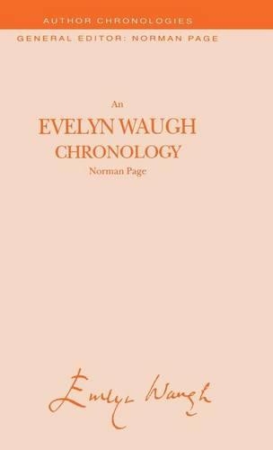 Паперова книга «An Evelyn Waugh Chronology», автор Н. Пейдж - фото №1