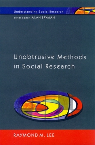 Паперова книга «Unobtrusive Methods in Social Research», автор Реймонд Лі - фото №1