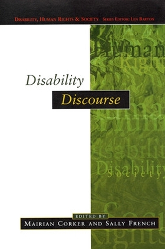 Паперова книга «Disability Discourse», авторів Майріан Коркер, Саллі Френч - фото №1