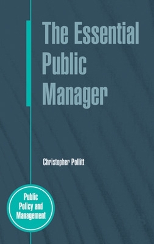 Бумажная книга «The Essential Public Manager», автор Кристофер Поллитт - фото №1