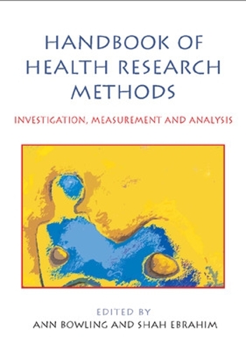 Бумажная книга «Handbook of Health Research Methods: Investigation, Measurement and Analysis», автор Энн Боулинг - фото №1