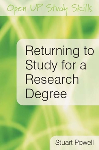 Бумажная книга «Returning to Study for a Research Degree», автор Стюарт Пауэлл - фото №1
