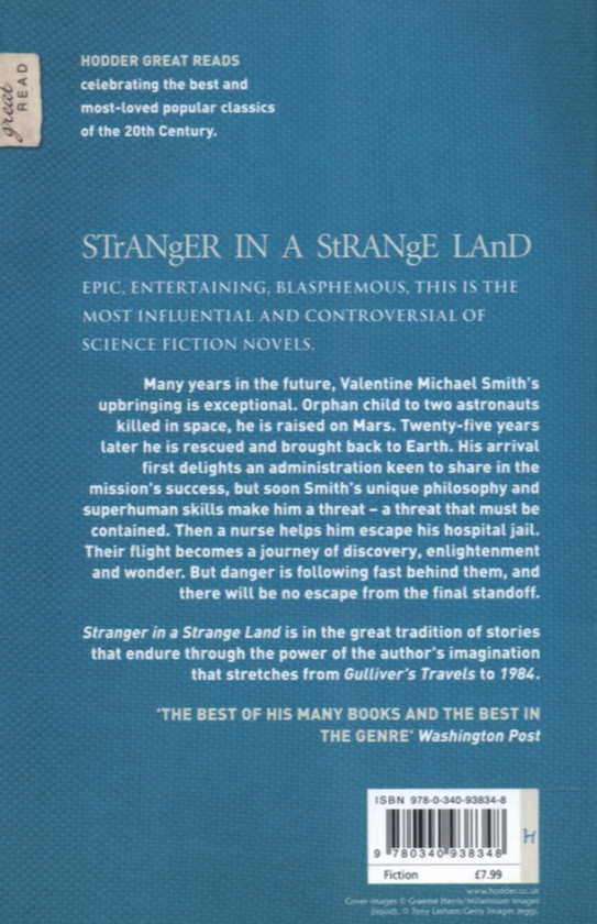 Бумажная книга «Stranger in a Strange Land», автор Роберт Хайнлайн - фото №1