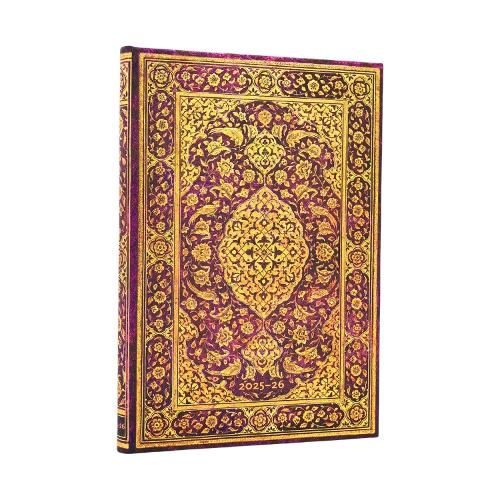 [object Object] «2026 The Orchard (Persian Poetry) Midi 18-month Horizontal Hardcover Flexi Dayplanner 2025-2026 (Elastic Band Closure)», автор Paperblanks - фото №1