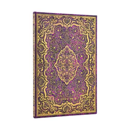 [object Object] «2026 Picaresque Maxi 18-month Vertical Hardcover Flexi Dayplanner 2025-2026 (Elastic Band Closure)», автор Paperblanks - фото №1