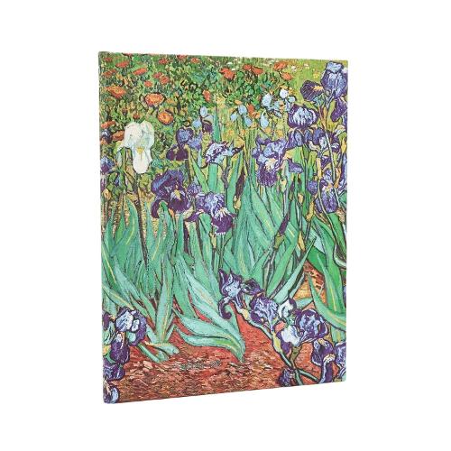 [object Object] «2026 Van Gogh's Irises Ultra 18-month Vertical Hardcover Flexi Dayplanner 2025-2026 (Elastic Band Closure)», автор Paperblanks - фото №1