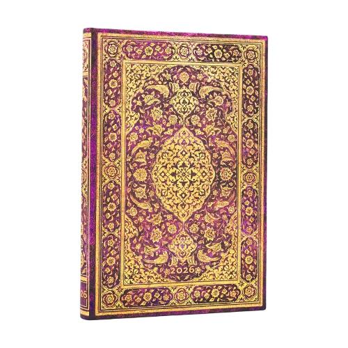 Бумажная книга «2026 The Orchard (Persian Poetry) Mini 12-month Horizontal Hardcover Flexi Dayplanner 2026 (Elastic Band Closure)», автор Paperblanks - фото №1