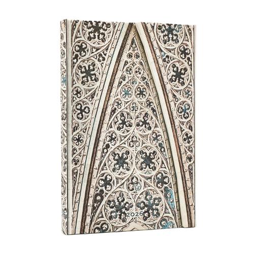 Бумажная книга «2026 Vault of the Milan Cathedral (Duomo di Milano) Mini 12-month Verso Hardcover Flexi Dayplanner 2026 (Wrap Closure)», автор Paperblanks - фото №1