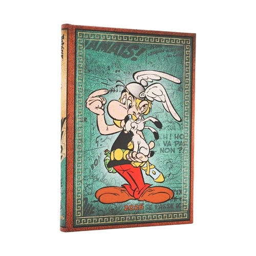 Бумажная книга «2026 Asterix the Gaul (The Adventures of Asterix) Midi 12-month Horizontal Hardcover Flexi Dayplanner 2026 (Elastic Band Closure)», автор Paperblanks - фото №1