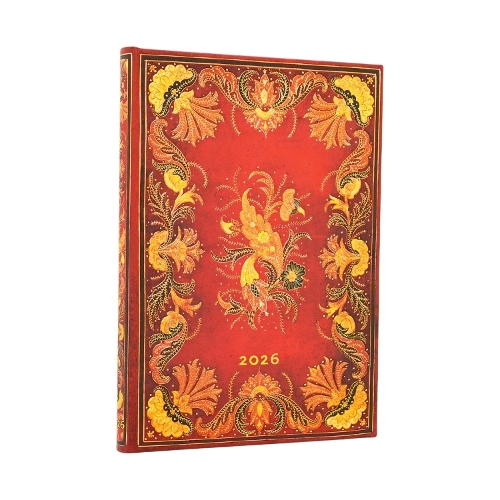 Бумажная книга «2026 Fiammetta Midi 12-month Verso Hardcover Flexi Dayplanner 2026 (Elastic Band Closure)», автор Paperblanks - фото №1