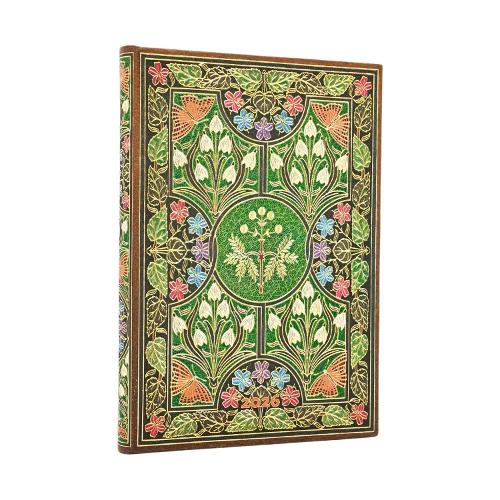 Бумажная книга «2026 Poetry in Bloom Midi 12-month Verso Hardcover Flexi Dayplanner 2026 (Elastic Band Closure)», автор Paperblanks - фото №1