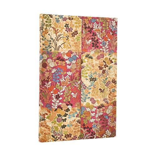 Бумажная книга «2026 Kara-ori Pink (Japanese Kimono) Maxi 12-month Vertical Hardcover Flexi Dayplanner 2026 (Elastic Band Closure)», автор Paperblanks - фото №1