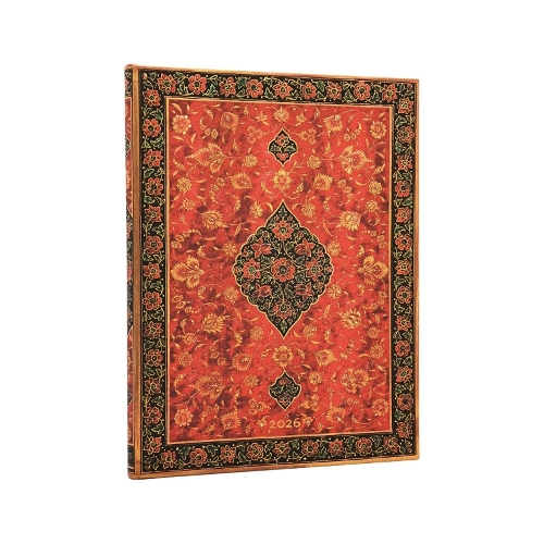 Бумажная книга «2026 Layla (Persian Poetry) Ultra 12-month Vertical Hardcover Flexi Dayplanner 2026 (Elastic Band Closure)», автор Paperblanks - фото №1