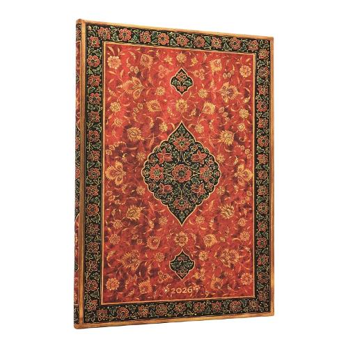 Бумажная книга «2026 Layla (Persian Poetry) Grande 12-month Vertical Hardcover Flexi Dayplanner 2026 (Elastic Band Closure)», автор Paperblanks - фото №1