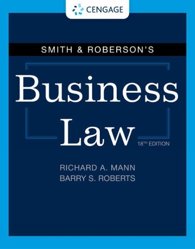 Бумажная книга «Smith & Roberson's Business Law», авторов Барри Робертс, Ричард Манн - фото №1