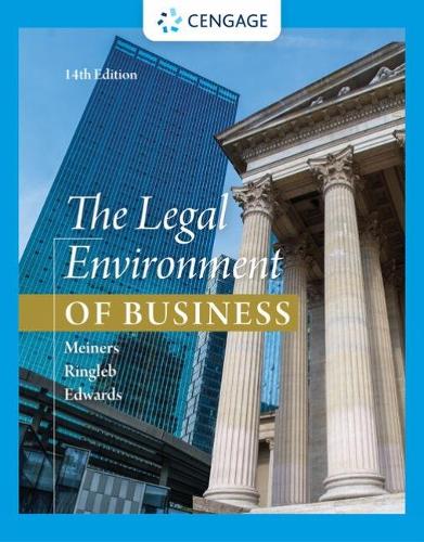Бумажная книга «The Legal Environment of Business», автор Роджер Э. Майнерс - фото №1