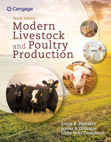 Паперова книга «Modern Livestock & Poultry Production, 10th Student Edition», авторів Елізабет Темплтон, Джеймс Гіллеспі - фото №1