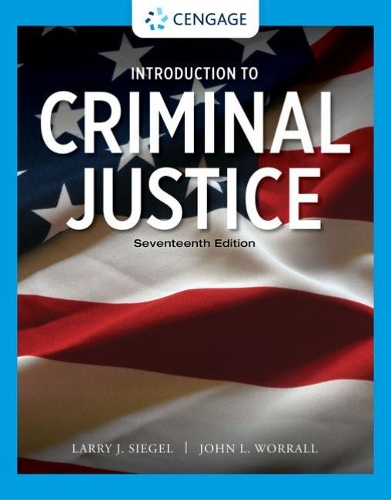 Паперова книга «Introduction to Criminal Justice», авторів Джон Уоррелл, Ларрі Сігел - фото №1