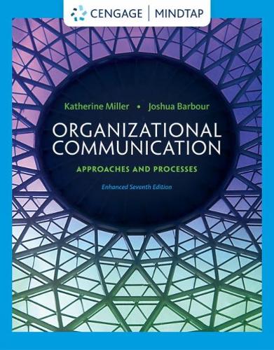 Паперова книга «Organizational Communication: Approaches and Processes», авторів Джошуа Барбур, Кетрін Міллер - фото №1