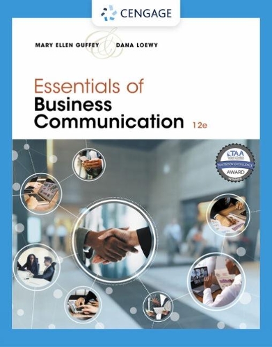 Бумажная книга «Essentials of Business Communication», авторов Дана Льюи, Мэри Эллен Гуффи - фото №1