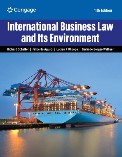 Паперова книга «International Business Law and Its Environment», авторів Філіберто Агусті, Герлінда Берґер-Валлізер, Люсьєн Дхуге, Річард Шаффер - фото №1