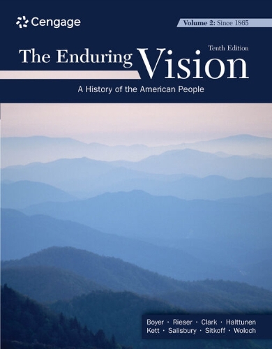 Бумажная книга «The Enduring Vision, Volume II: Since 1865», авторов Нэнси Волох, Нил Солсбери - фото №1