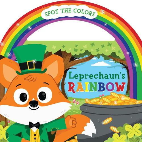 Паперова книга «Leprechaun's Rainbow Board Book with Handle», автор Крісті Тортланд - фото №1