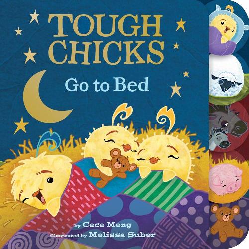 Бумажная книга «Tough Chicks Go to Bed Tabbed Touch-and-Feel Board Book: An Easter And Springtime Book For Kids», автор Сиси Менг - фото №1