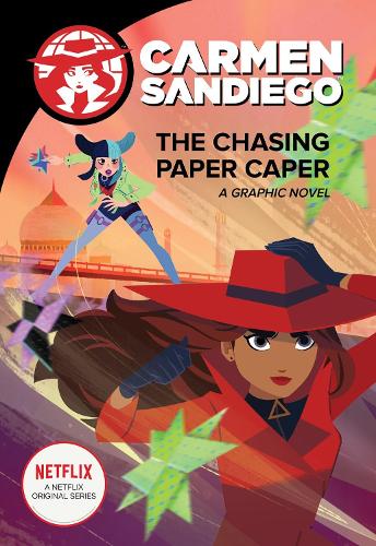 Паперова книга «The Chasing Paper Cape: A Graphic Novel», автор Хоутон Міффлін Харкорт - фото №1
