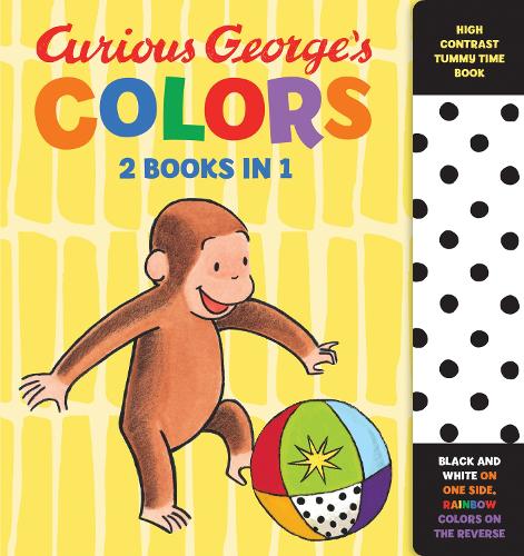 Паперова книга «Curious George's Colors: High Contrast Tummy Time Book», автор Х. А. Рей - фото №1