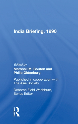 Бумажная книга «India Briefing, 1990» - фото №1